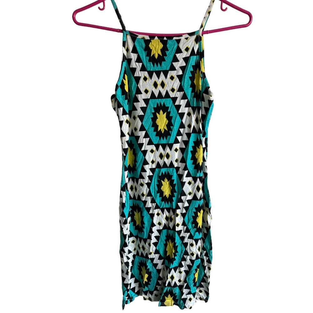 MISSGUIDED Women’s Geometric Shift Mini Dress Size 4